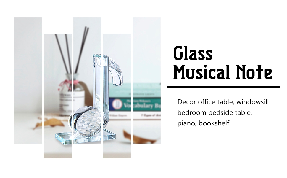 Glass Musical Note