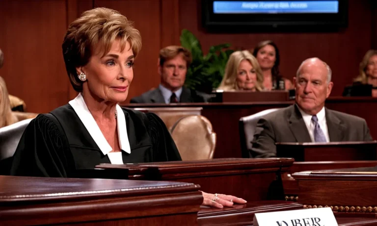 Unraveling The Mystery Of Byrd’s Salary On Judge Judy