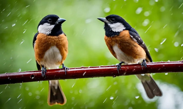 Can Birds Fly In The Rain?